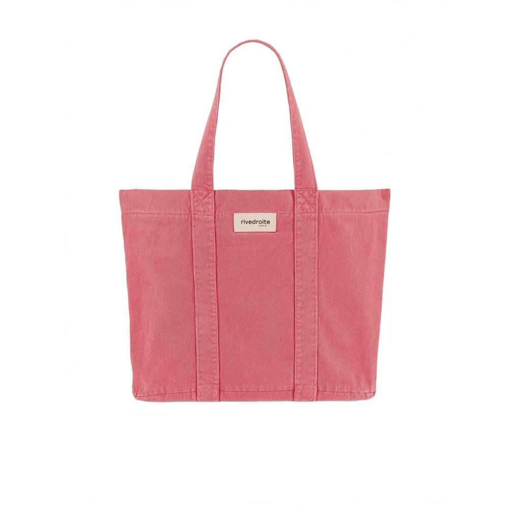 NEW RIVEDROITE PARIS women's marcel shopper tote bag in melrose pink